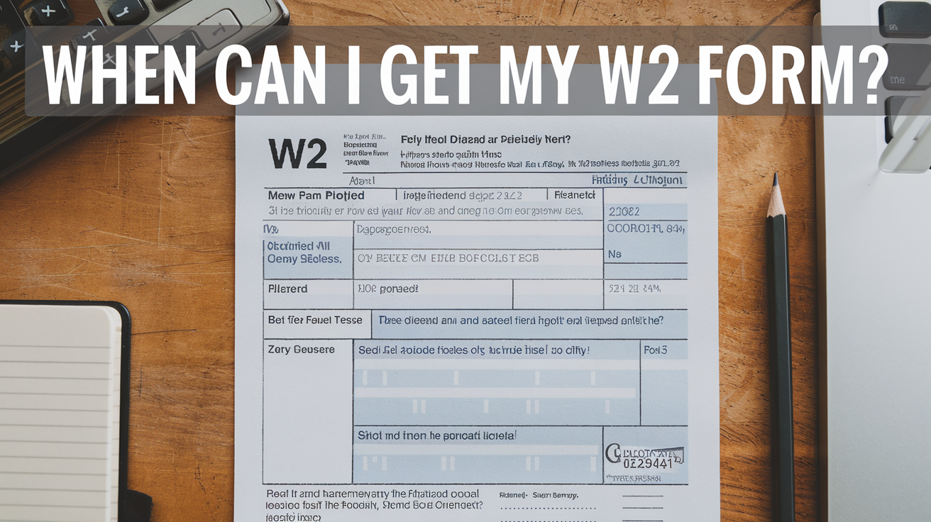 When Can I Geat my W2 Form